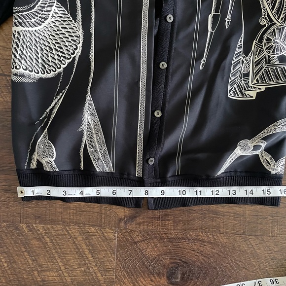 Hermes “Zoaves et Dragons Finesse” Long-sleeve cardigan Size 36 - Picture 6 of 12
